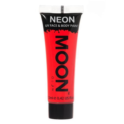 Moon Glow Intense Neon UV Face Paint Rouge Intense