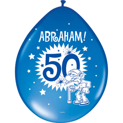 Décoration de ballons Abraham 30cm 8pcs