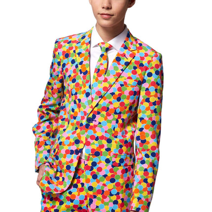 Party Confetti Suit Boy Teen OppoSuits