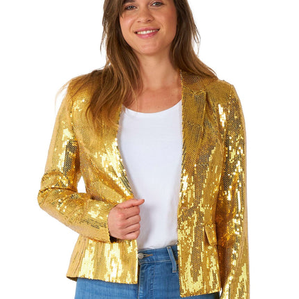 Paillet Gold Blazer Ladies Suitmeister