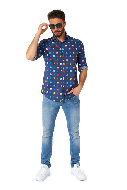 Chemise Pixel PAC-MAN Hommes OppoSuits