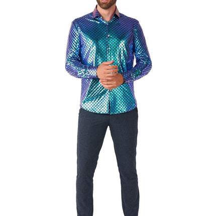 Chemise Disco Mermaid Hommes OppoSuits