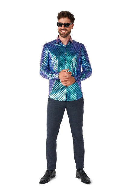 Chemise Disco Mermaid Hommes OppoSuits