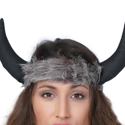 Costume de viking Marron Gris Dames