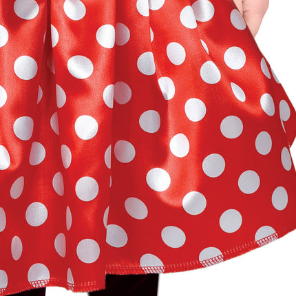 Costume Minnie Mouse Rouge Blanc Bébé