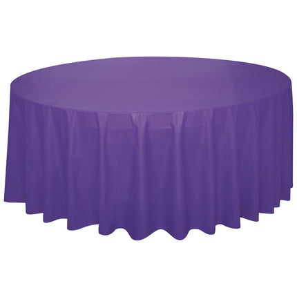 Nappe violette ronde 2.13m