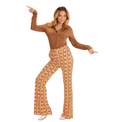 Pantalon Disco 70S Dames