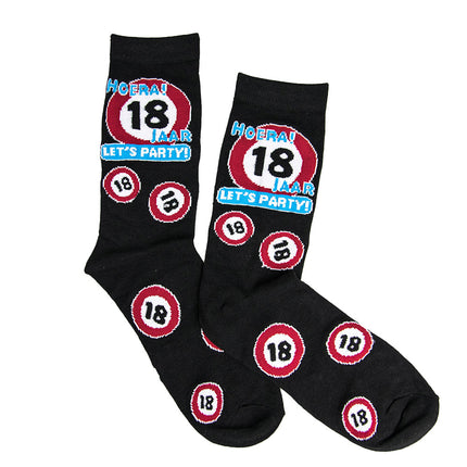 Chaussettes rigolotes 18 ans Panneau de signalisation 1 paire