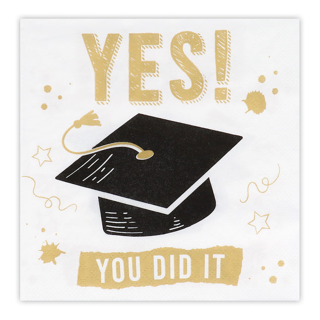 Serviettes de table Yes You Did It 33cm 20pcs