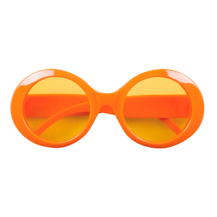 Lunettes de fête orange fluo