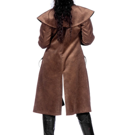 Veste de cow-boy marron pour femmes