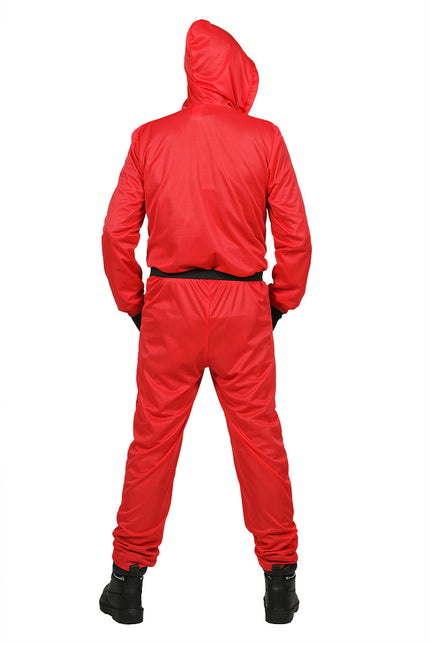 Costume de jeu de calmar rouge Triangle pour enfant