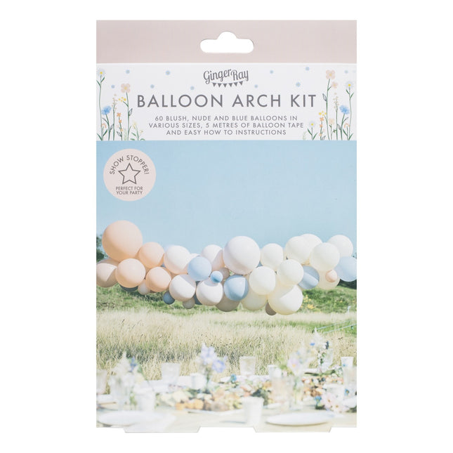 Arche de ballons Pastel Boho Homemade Set