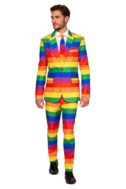 Costume arc-en-ciel Hommes Suitmeister