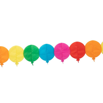 Guirlande de ballons colorés 6m