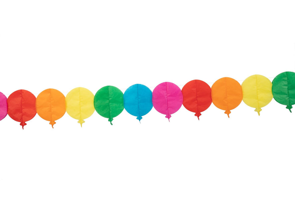 Guirlande de ballons colorés 6m