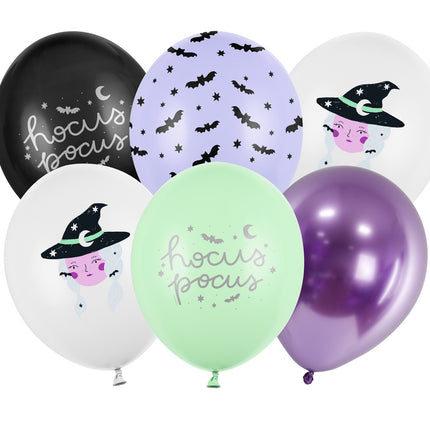 Ballons d'Halloween Hocus Pocus 30cm 6pcs