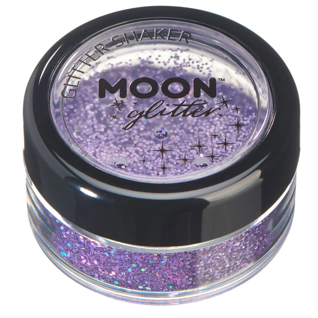 Moon Glitter Shakers paillettes holographiques violet 5g