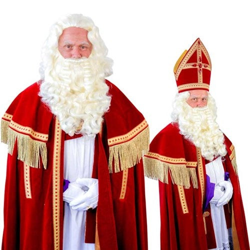 Barbe de Sinterklaas Saint Kanekalon 45cm