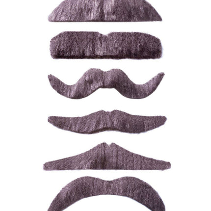 Fausse moustache grise