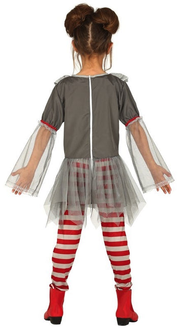 Costume d'Halloween de clown sombre pour enfant