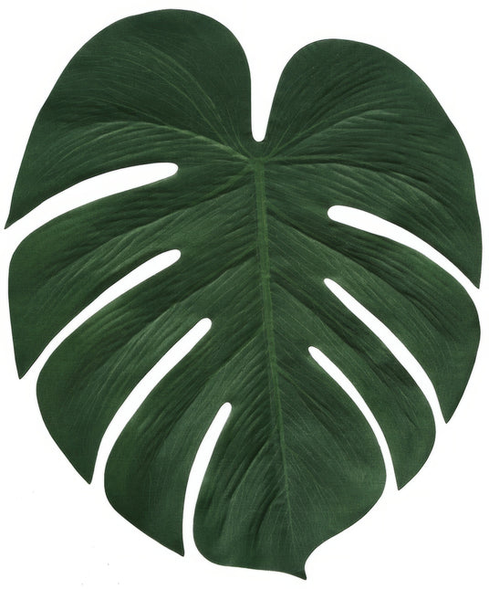 Décoration Hawaii Feuille de palmier 34cm 4pcs