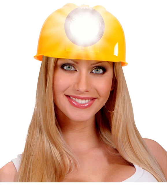 Casque de chantier avec lumière