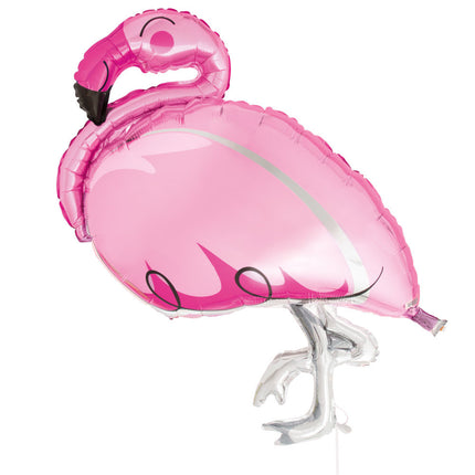 Ballon à l'hélium Flamingo 89cm vide