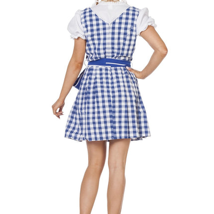 Robe Dirndl bleue Oktoberfest Ladies