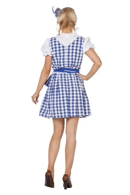 Robe Dirndl bleue Oktoberfest Ladies