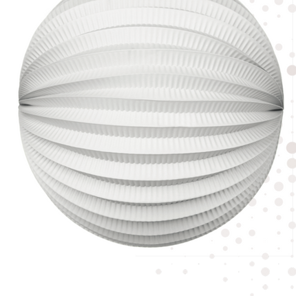 Lampion blanc 25cm