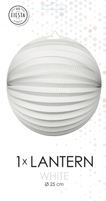 Lampion blanc 25cm