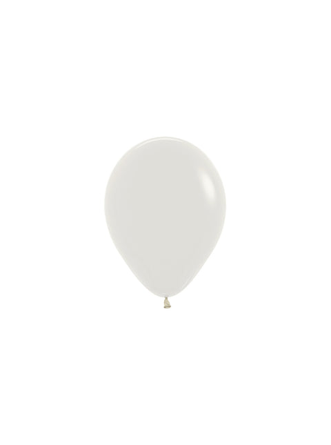 Ballons Pastel Crépuscule Crème 12cm 50pcs