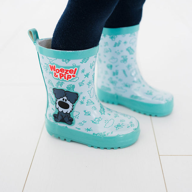 Bottes de pluie Woezel et Pip vertes