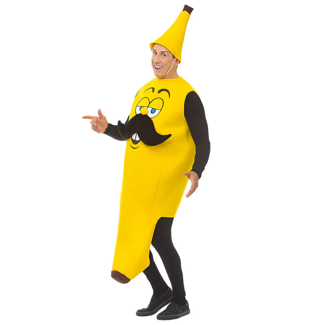 Costume de banane jaune