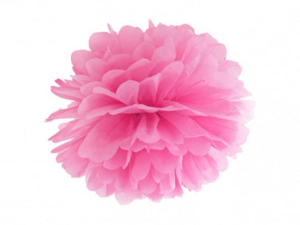 Pompon rose 25cm