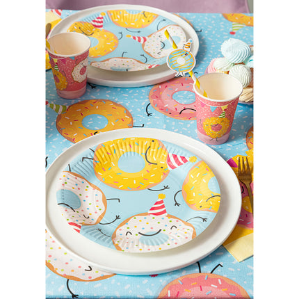 Assiettes Donut 23cm 8pcs