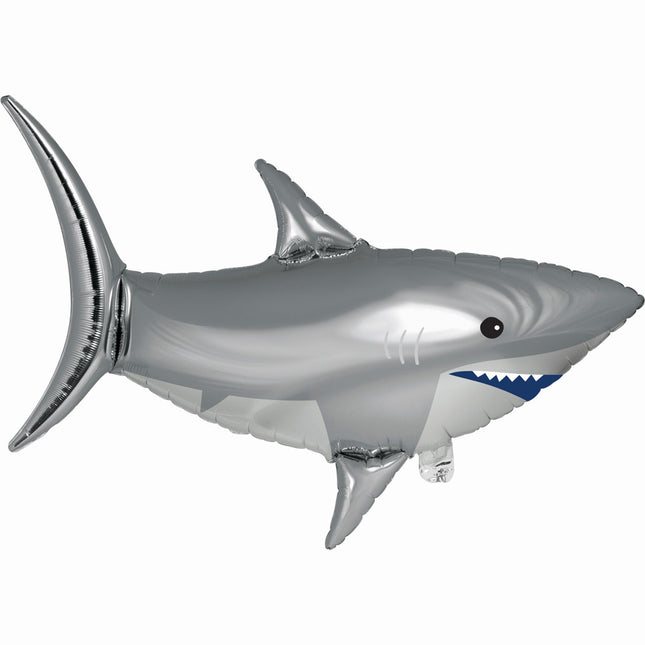 Ballon à l'hélium requin vide 94cm