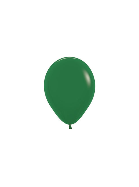 Ballons de baudruche vert forêt 12cm 50pcs