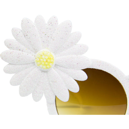 Verres Hawaii Fleurs blanches