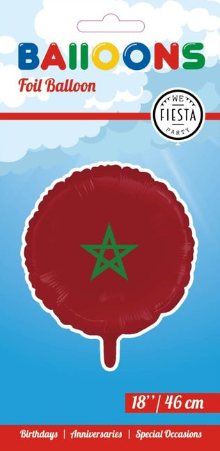 Maroc Ballon à l'hélium vide 45cm