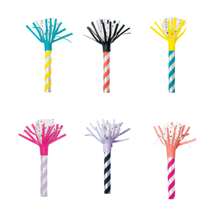 Honneurs de fête colorés 6pcs