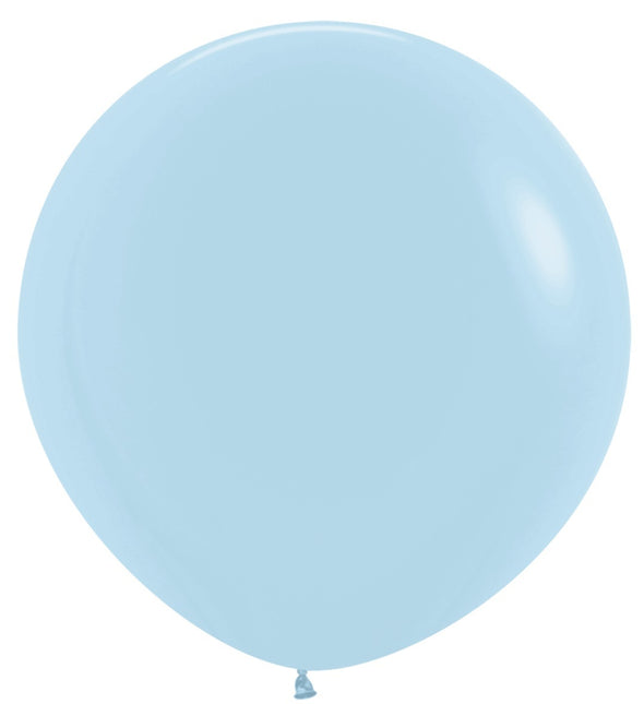 Ballons Pastel Bleu Mat 91cm 2pcs