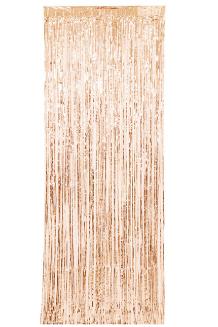 Rideau de porte Rose Gold Metallic Foil 2.4m