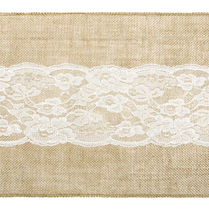 Chemin de table Jute Lace 2.75m