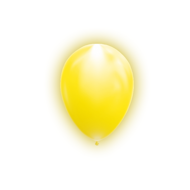 Ballons de baudruche jaunes 26cm 5pcs