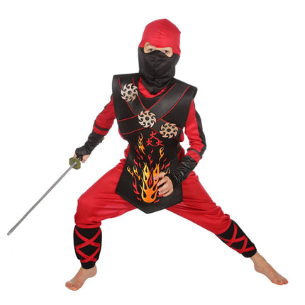 Combinaison Ninja Enfant Feu