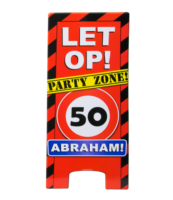 Abraham Panneau d'avertissement 50 ans Panneau de signalisation 62,5cm