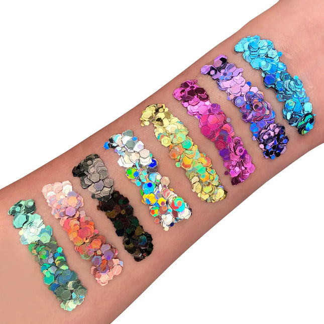 Moon Glitter Gel pailleté holographique argenté 12ml