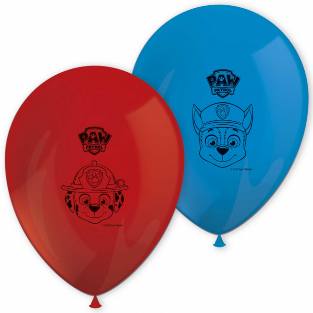 Ballons Paw Patrol 28cm 8pcs